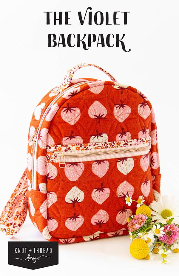 The Violet Backpack Paper Pattern